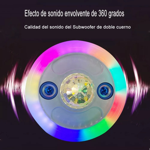 Lámpara Techo Led Rgb 36w Con Bocina Bluetooth 1