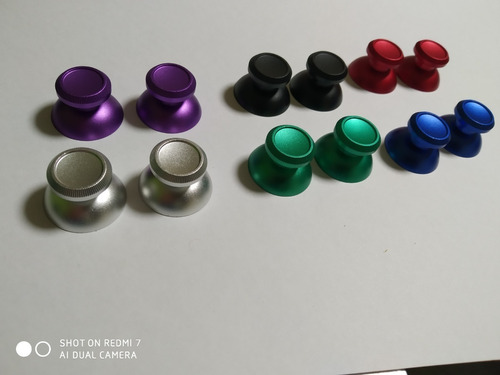 Stick Honguito De Metal El Par Joystick Play 4 Colores