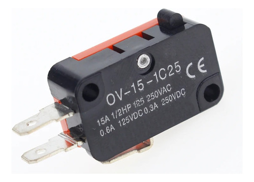 Microswitch V-15 (4 Pzas)  Interruptor On/off 15a 250v Ip65