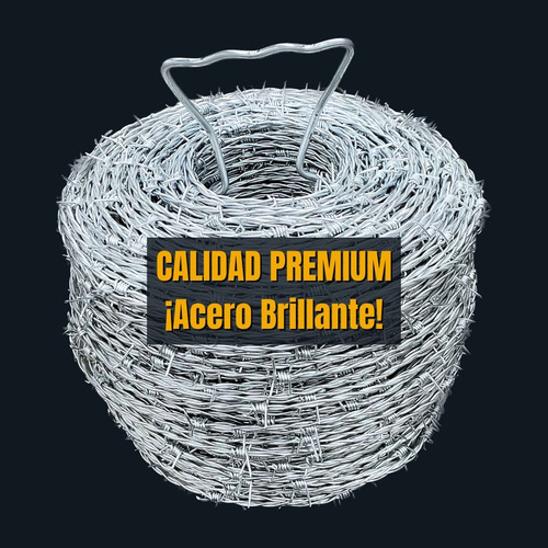 Tarima De 32 Rollos De Alambre De Púas De 300 M Calibre 15.5