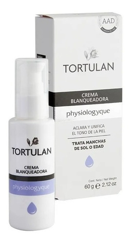 Tortulan Crema Blanqueadora Manchas De Sol O Edad 60g