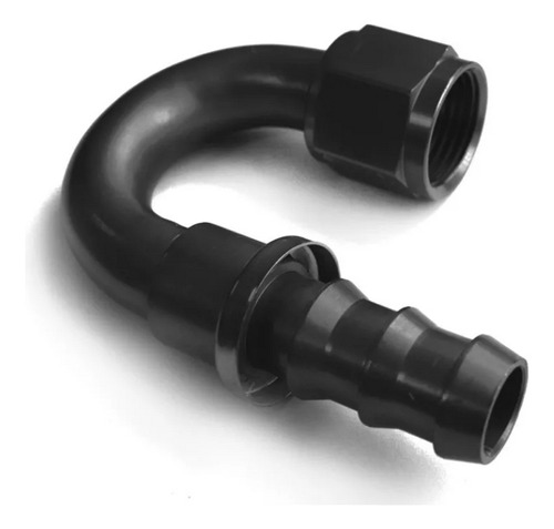 Acople Conexión Push On Hose 180° An10 Negro Ftx Fueltech