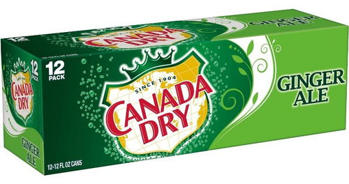 Refresco Canada Dry Ginger Ale -2 Latas/12oz