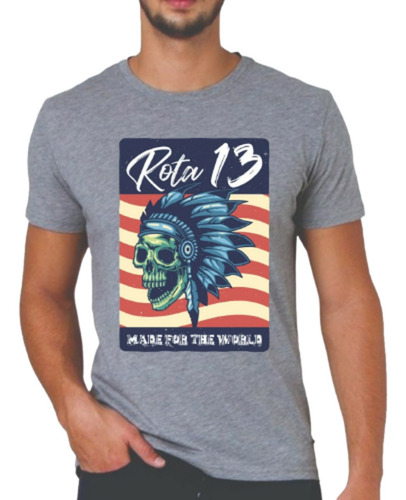 Kit 2 Camisa Camiseta Blusa Masculina Rota 13 Atacado
