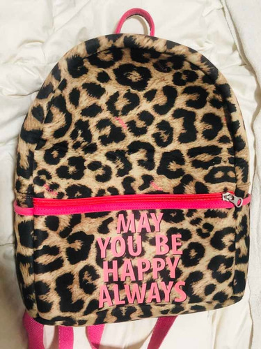 Mochila Animal Print Estilo Simones Canchera
