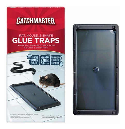 Catchmaster Trampas De Pegamento Para Ratas, Ratones Y Serpi