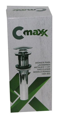 Imagen 4 de 8 de Desagüe P/ Lavamanos Tipo Clicker Modelo Hongo, C/rebose Pc
