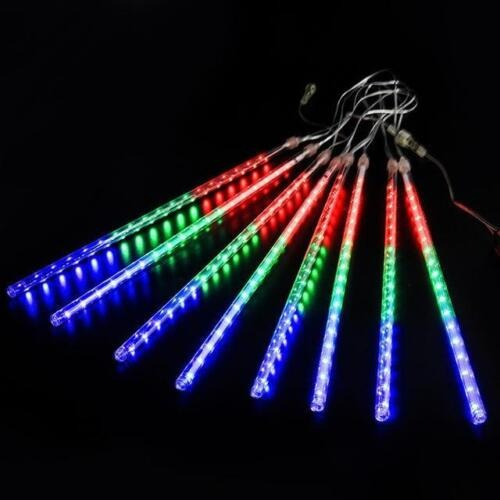 Luces Led Decoracion Lluvia Cascada 30cm Impermeable Navidad