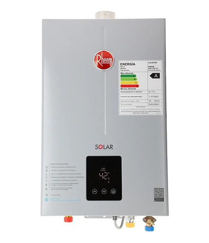 Calefont Rheem T-forzado Gas Natural 10 Litros