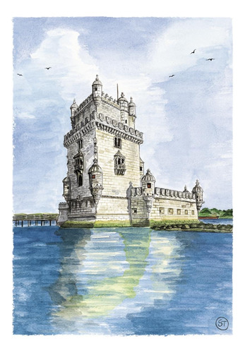 Torre De Belém 1 - Gravura