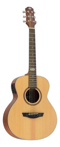 Violão Strinberg Sm200 Ns Artístico Aço Mini Eletroacústico