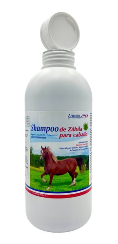 Aranda Shampoo De Zabila Para Caballo 1 Lt Brillo Aranda