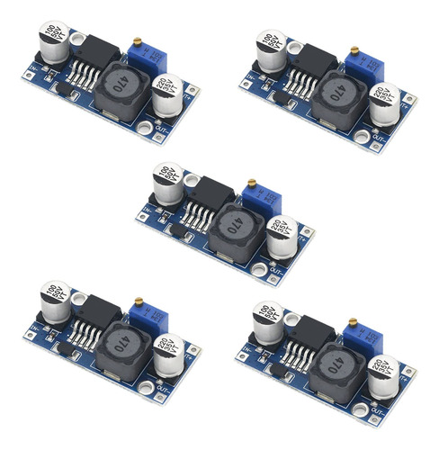 Digiyes Paquete De 5 Convertidores Lm2596s Dc A Dc Buck 3a 3