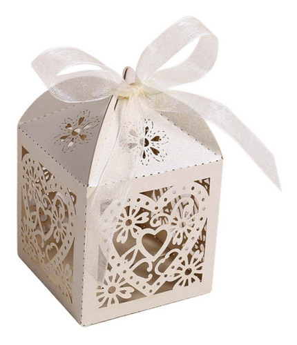 Lote 10 Cajas Recuerdo Corazon Baby Shower Bodas Bautizos