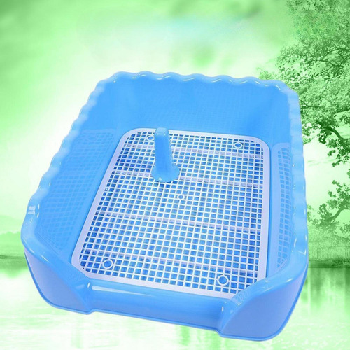 Bandeja De Arena Para Inodoro Para Perros Con Poste S