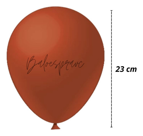 50 Unidades Bexiga Balão Liso 9 Polegadas Decoraçao Festa Cor Vermelho