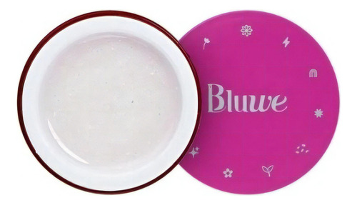 Bluwe gel construtor unhas de gel Shine Branquinho 30g