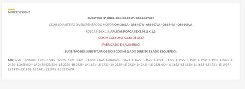 Pata Motor Delantera Mercedes Benz Om366la/447a/la/449a/la