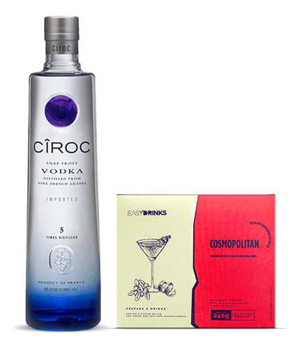 Combo Vodka Ciroc - Cosmopolitan