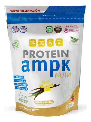 Ampk Protein - Proteína Vegana Vainilla