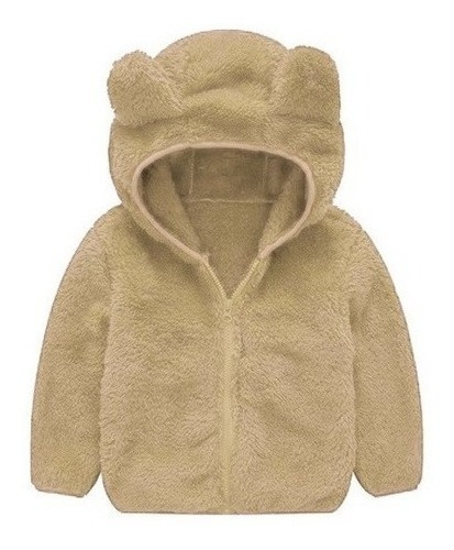 Casaco Infantil Menino Urso Inverno Fleece Plush Inverno