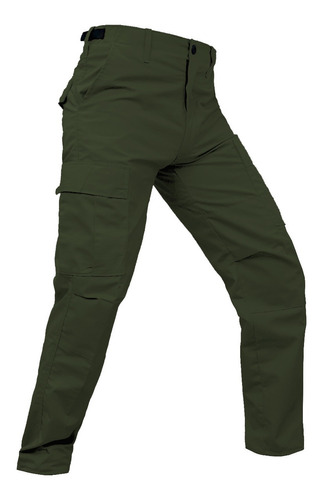 Pantalón Verde Táctico Militar Cargo Ripstop Anti Rasgaduras