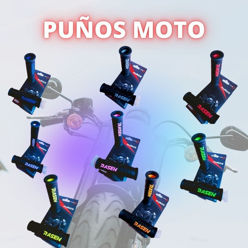 Juego De Puños Universales Colores Moto Motocicleta Mm03