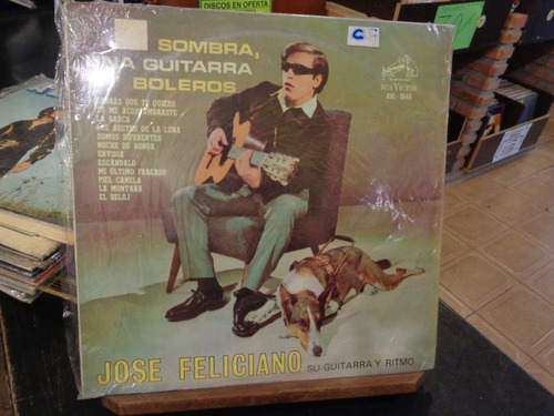 José Feliciano Sombra Una Gitarra Y Boleros Vinilo W