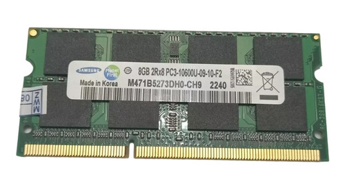Memoria Sodimm 8gb Ddr3 1333mhz 10600s Para Notebook Nuevas!