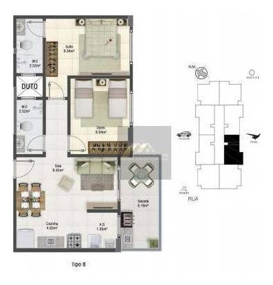 Imagem 18 de 20 de Apartamento Com 2 Dormitórios , Incluso No Programa Minha Casa, Minha Vida, Escritura Grátis,- Guilhermina - Praia Grande/sp. - Ap1468