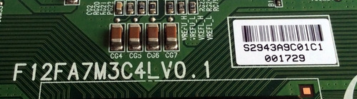 T-con / Toshiba 75015795 / F12fa7m3c4lv0.1 / Modelo 52xv645u (Usado)