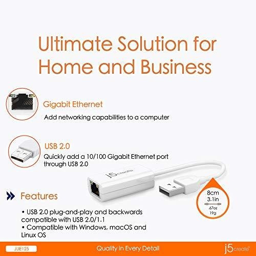 Usb 2.0 ethernet Adapter Para Windows Rt Jue125