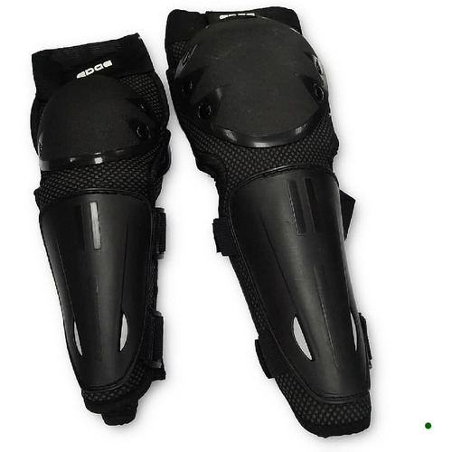 Imagen 2 de 2 de Rodilleras Y Coderas Kit Edge Negro Protectores Alto Im Moto