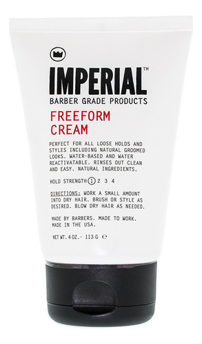 Imperial Barber Grade Freeform Cream Crema De Fijacion Baja