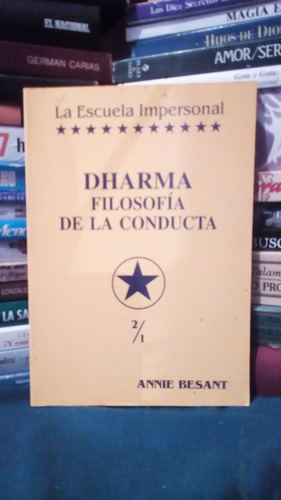  Dharma. Filosofía De La Conducta Annie Besant Yf