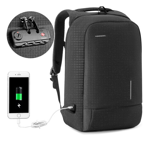 Mochila Kingsons Para Ordenador Portátil, Mochila...