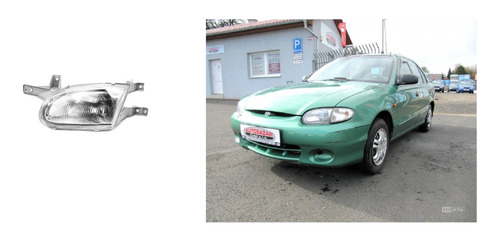 Optico Hyundai Accent 1998 Al 2000 (corto)