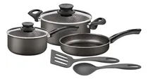 Comprar Batería De Cocina Tramontina Starflon Con Utensilios 7 Pz