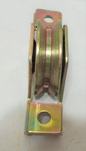 Rueda Roldana Tipo V Con Base Portón 70 X 20 Mm