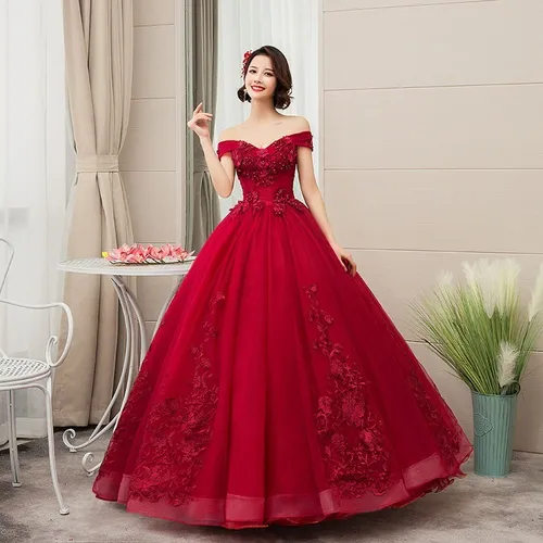 Vestido de 2025 15 vino