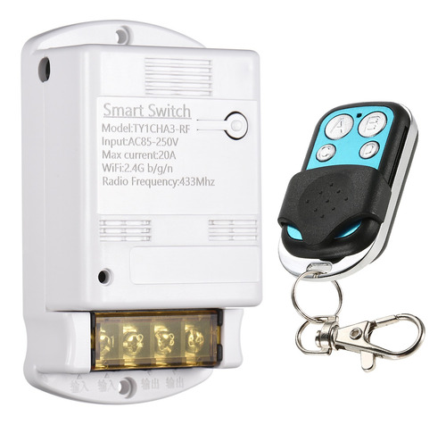 Imagen 1 de 9 de Wifi Smart Switch 10a Inalámbrico Temporizador De Luz 433mhz