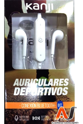 Auricular Kanji Bluetooh Sport Kj Auspt - Aj Hogar