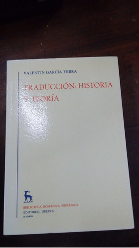 Libro  Traduccion : Historia Y Teoría