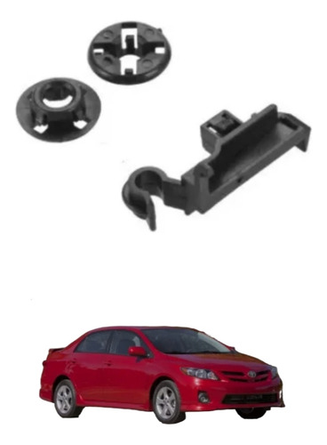 Kit Clip Sujetador De Varilla Capot Toyota Corolla 2003/08