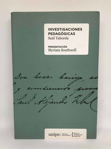 Investigaciones Pedagogicas Saul Taborda