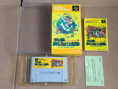 Super Mario World -- 100% Original -- Nintendo Super Famicom