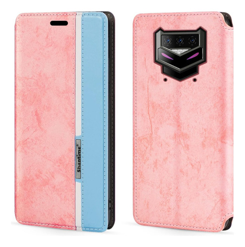 Shantime Carcasa Cuero Multicolor Case Para Doogee S89