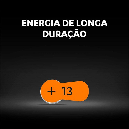 Imagem 3 de 9 de Cartela C/6 Pilha Duracell Auditiva 13
