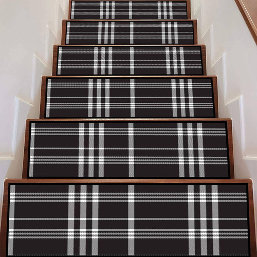 Alfombra Antideslizante Autoadhesiva Para Escalera Tartan 13