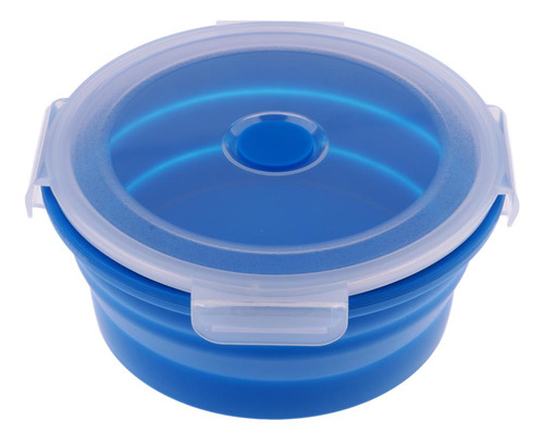 Cuenco De Camping De Silicona De Alimenticio Azul 1200ml